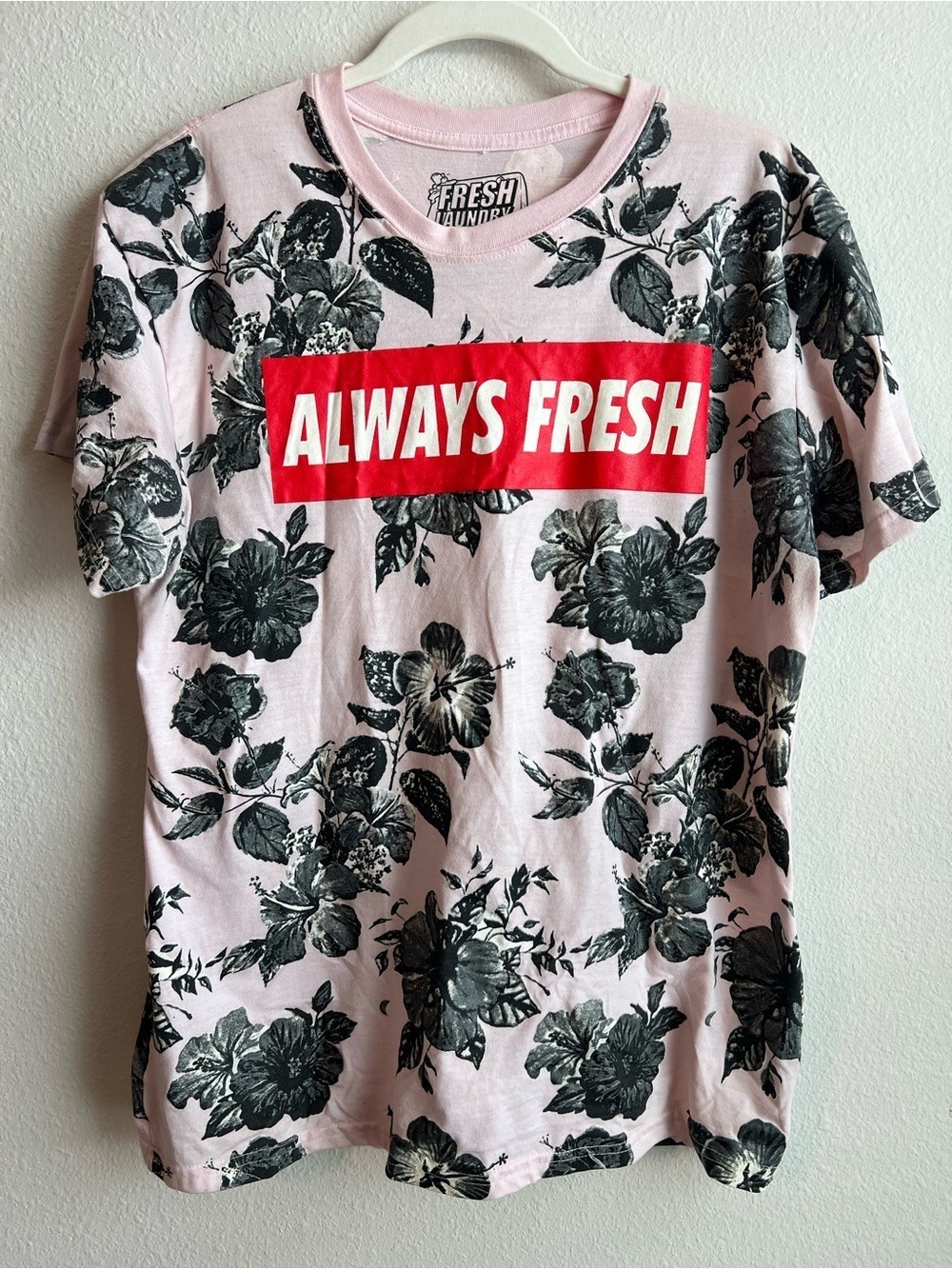 Fresh Laundry 'Always Fresh' Pink Floral Tee